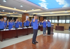 宜昌纺机隆重庆祝建党104周年暨召开“两优一先”表彰大会、全面从严治党工作推进会